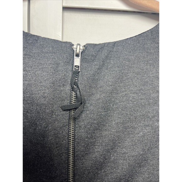 Taylor Sleeveless Ruched Stretch Bodycon Dress Women's Size 14 Gray NWT - Picture 9 of 9